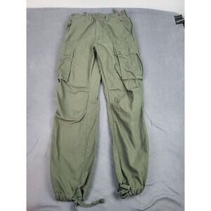 Mnml Cargo Pants Womens 30 Green‎ Ripstop Utility Durable Adjustable Straps